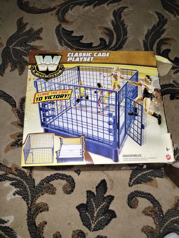 Wwf Classic Cage Playset