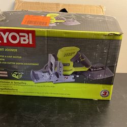 RYOBI 6 Amp Corded AC Biscuit Joiner Kit with Dust Collector and Bag JM83K  - The Home Depot