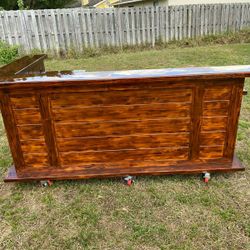 NEW HANDMADE CUSTOM MADE OUTDOOR BAR 
