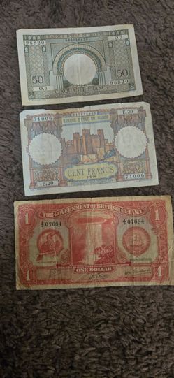 World Bank notes - British Guiana and Morocco