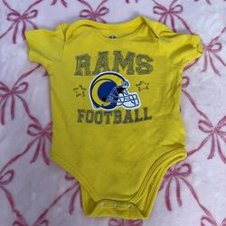 rams baby onesie