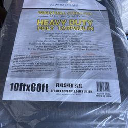 Heavy Duty Tarp 10x60