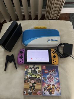 Nintendo Switch With 2 Games Excellent Condition