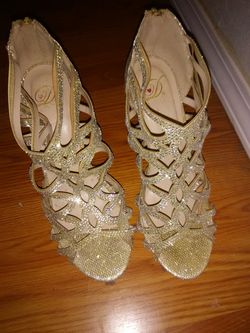 Gold heels
