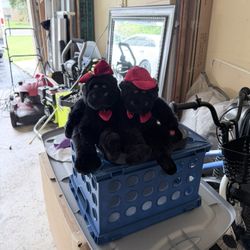 Black monkey decoration 