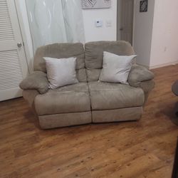 Loveseat Recliner beige