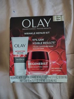 olay wrinkle repair kit