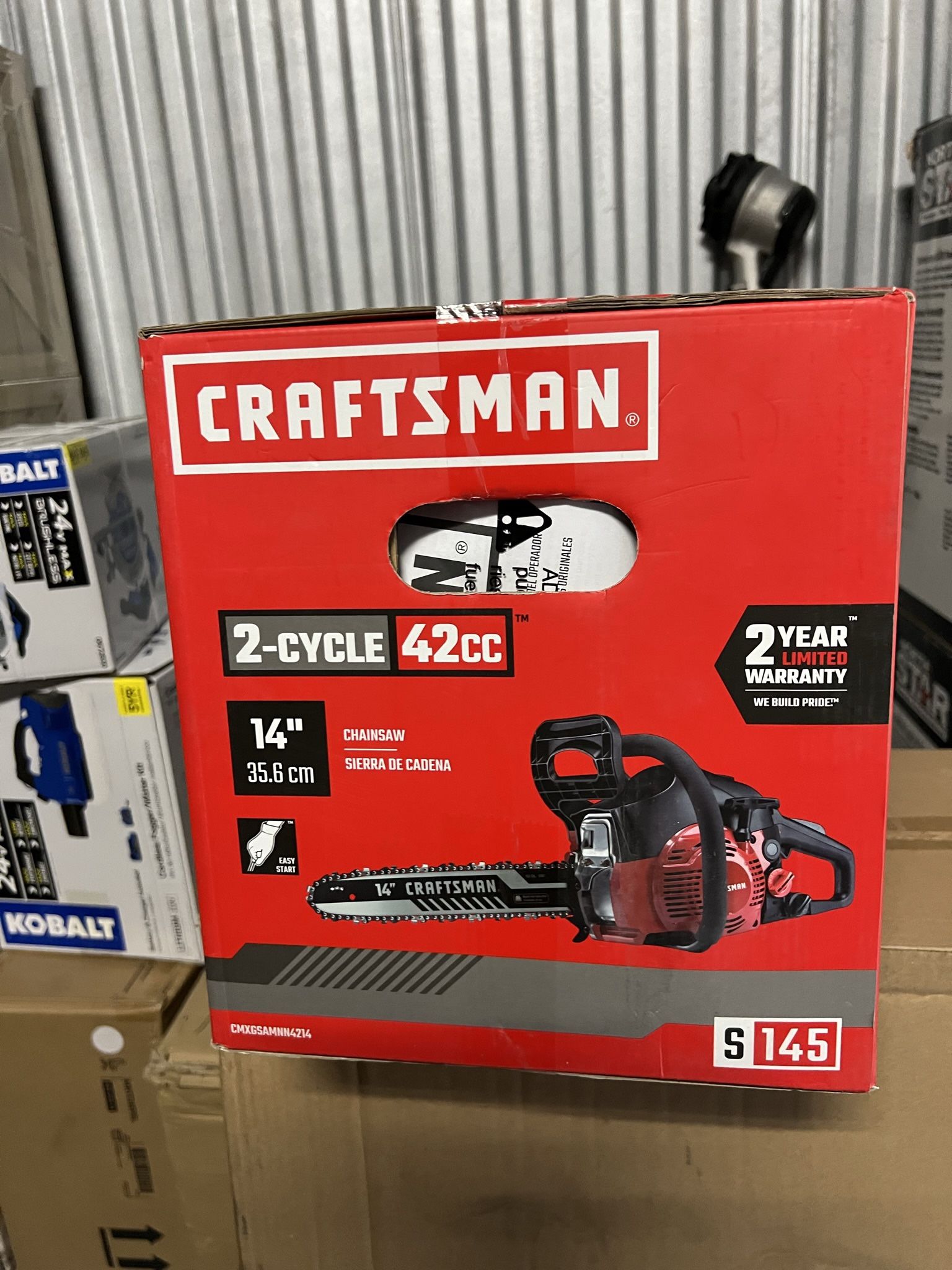 BRAND NEW Craftsman S145 2-Cycle 42cc 14" Chainsaw Model #CMXGSAMNN4214