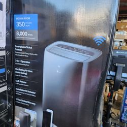 8000 Btu LG Portable Air Conditioner In Black