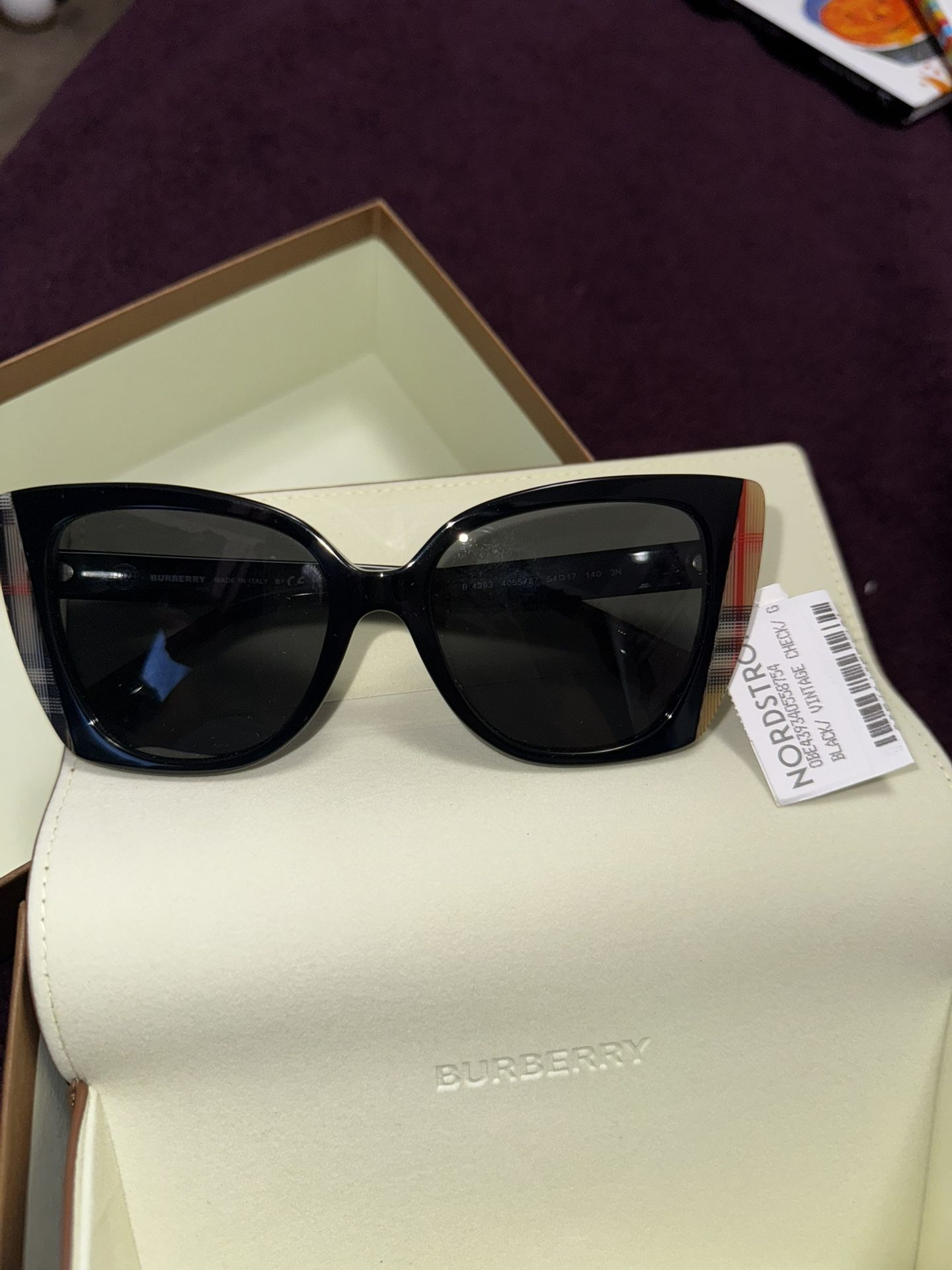 Burberry 54mm Cat Eye Sunglasses 