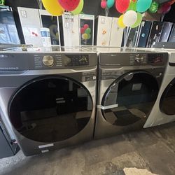 Samsung Washer And Dryer Set In Gray ⛱️