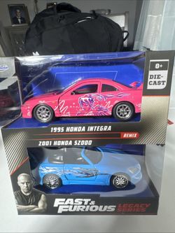 2024 Jada Fast & Furious Legacy Series 1995 Honda Integra and 2001 Honda S2000