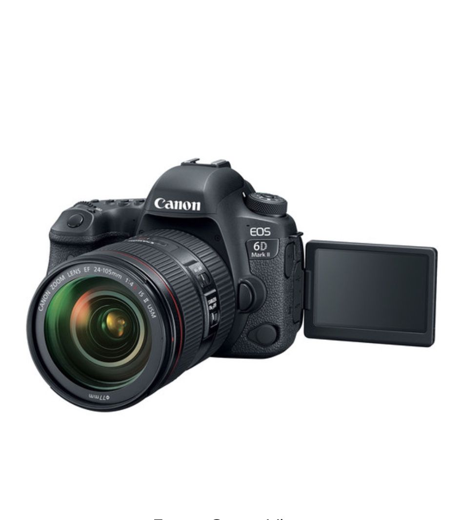 Canon EOS 6D Mark II Black Bundle