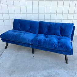 Modern Couch Velvet Futon Sofa Bed