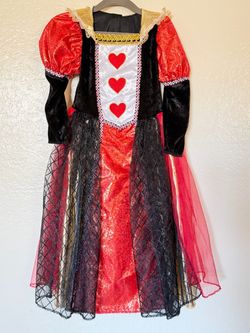 Codtume “Queen of Hearts” Dress Child Size 3-4