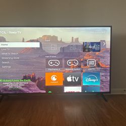 65in TCL Roku TV