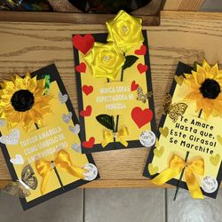 Eternal Rose And Sunflowers 