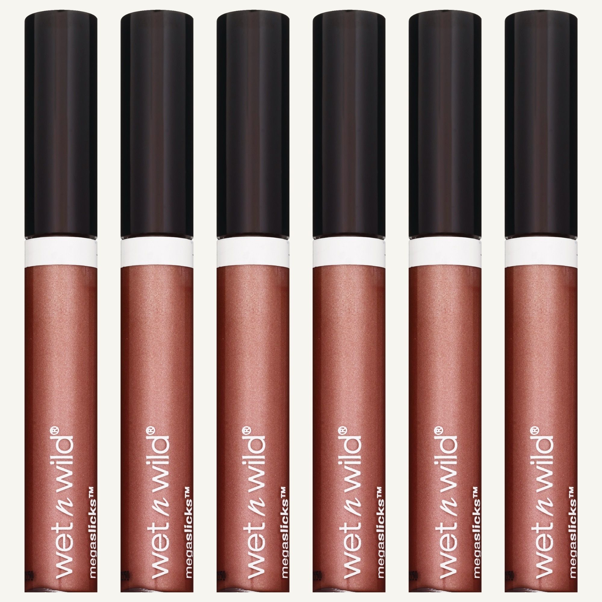 8 pieces of Wet n Wild MegaSlicks Lip Gloss, Bronze Berry
