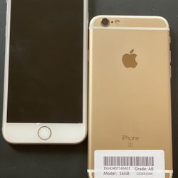 Factory unlocked apple iphone 6s 16 gb, Sold with store warranty $110 each 