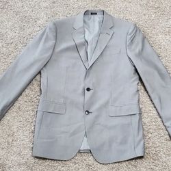 Men's J. Ferrar Blazer Jacket Size 42L Slim Gray