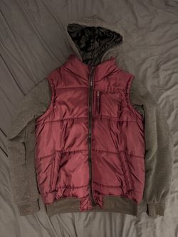 Puffer Vest Hoodie Hybrid Jacket
