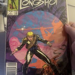 Longshot #1 comic newsstand. 1st appearance 