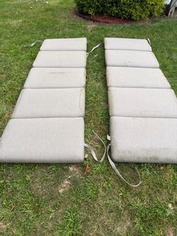 Outdoor Patio longeChair Cushions Set of 2