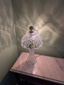 Vintage Cut Crystal Table Lamp