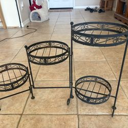 4-Tier Folding Vintage Plant Stand