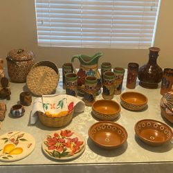 Mexican Kitchen Party Clay Items. New 
