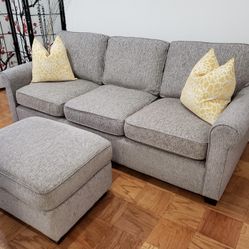 Sofa and ottoman in Great Condition!