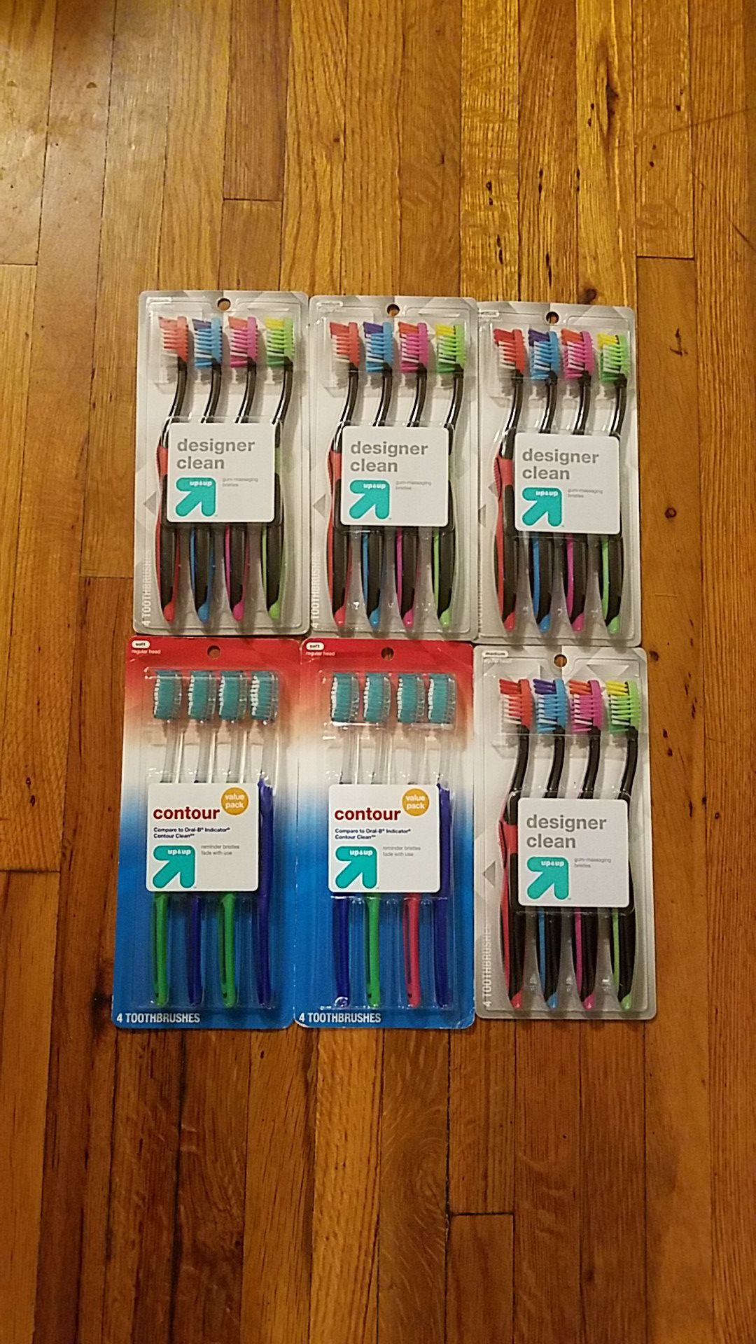 Up&Up 4 pack toothbrushes soft/medium $2 each 1 left