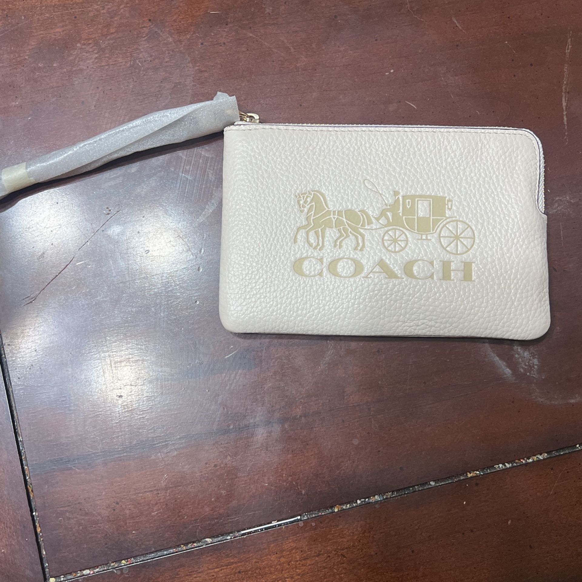 Coach wristlet genuine