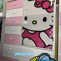 Hello Kitty Closet Wardrobe Dresser Ropero Armoire Nuevo New Bonito 