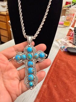 3 Turquoise-Style Necklaces – $25 Each