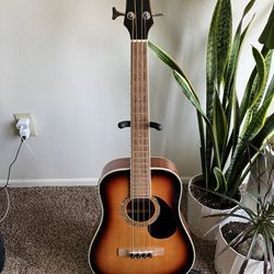 Acoustic Electric Bass Guitar