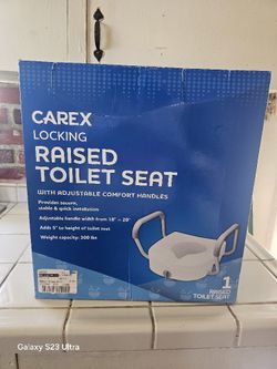 $60 - Carex Locking Raised Toilet