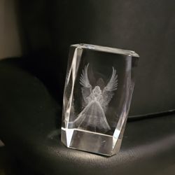 Angel Glass Paperweight 