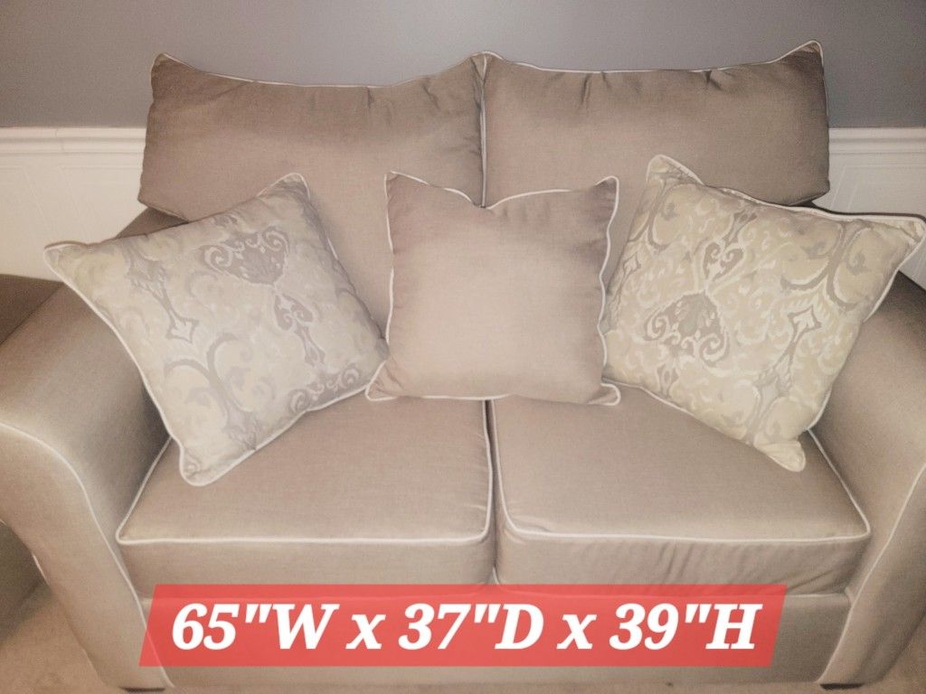 Love Seat & Ottoman