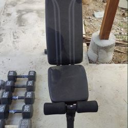 Dumbbells and Bench 
