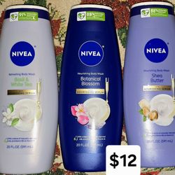Nivea Body Wash Bundle 