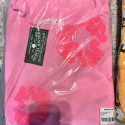 Denim Tears Pink Hoodie 