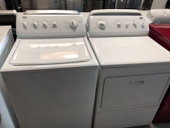 Kenmore Elite top load washer and gas dryer combo super capacity plus
