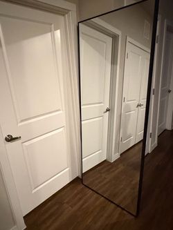 Full Length Floor Mirror Black Frame