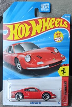 Hot Wheels Dino 206 GT.