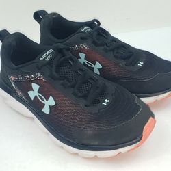 Under Armour Womens Charged Assert  Black Running Sneakers Size 7.5 D