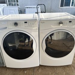 Washer And Gas Dryer Brand Whirpool Heavy Duty Everything Works With 2 Months Warranty 