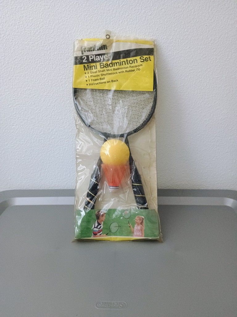 New Mini Badminton Set 1980s