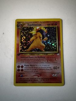 Typhlosion Holo 1st Ed.