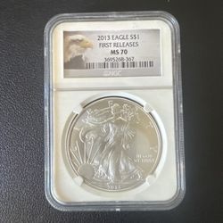 2013 American Silver Eagle NGS MS70 First Releases